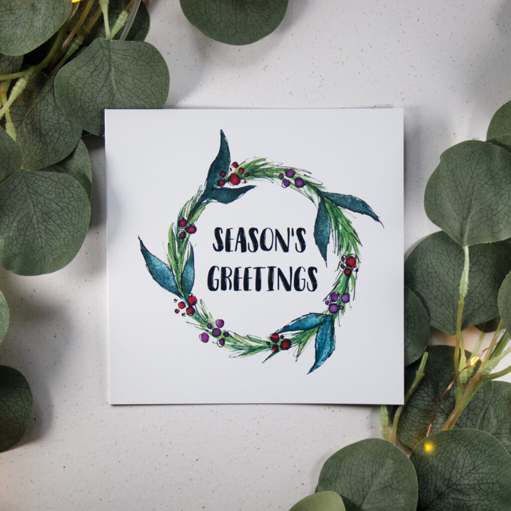 Seasonal Wreath Cards